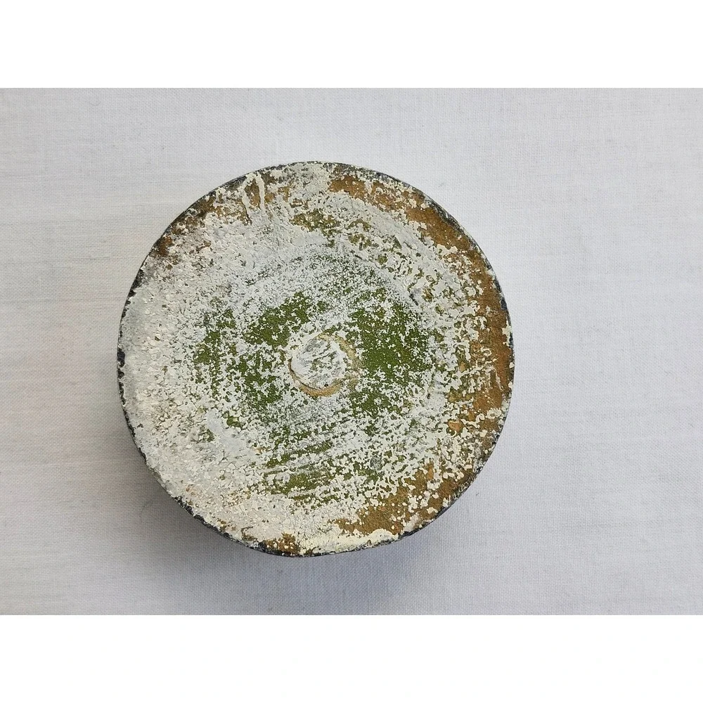 Antique Round Metal Flower Frog Kenzan Ikebana Floral Arranger 2.75 Inch